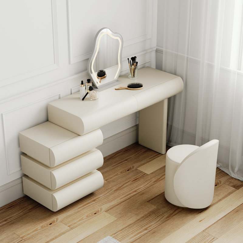 Agurtzane Modern Makeup Vanity Table Set | Wayfair