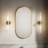 Essential Capsule Wall Mirror, Bathroom/Vanity Mirror with Frame-91696099-91696094