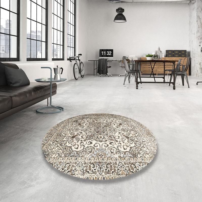 Caymen Oriental Indoor Rug, Round 3'