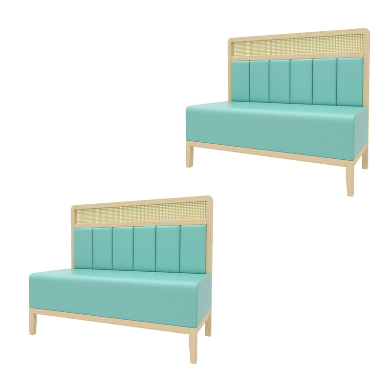 Banc rembourré en similicuir Carolee