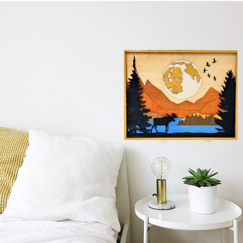 Shadow Box Print on Wood