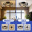 Ventilateur de plafond avec ensemble d'éclairage Laeh