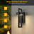 Modern LED Outdoor Wall Sconce Unique LED Wall Lighting (Set of 2)