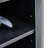 5-Tier Media Stand Cabinet with 3-Level Adjustable Shelves, Tempered Glass Doors and Cable Management, Media Stand