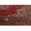 Tapis motif floral persan rouge Tabriz noué à la main 8 x 12