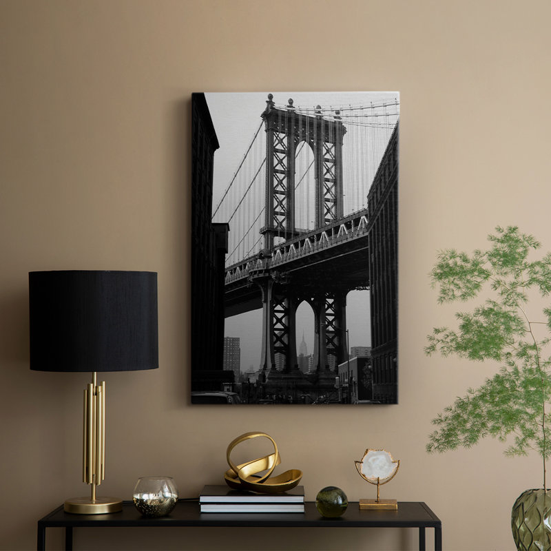 New York Crossing -Gallery Wrapped Cavas, 18" H x 12" W