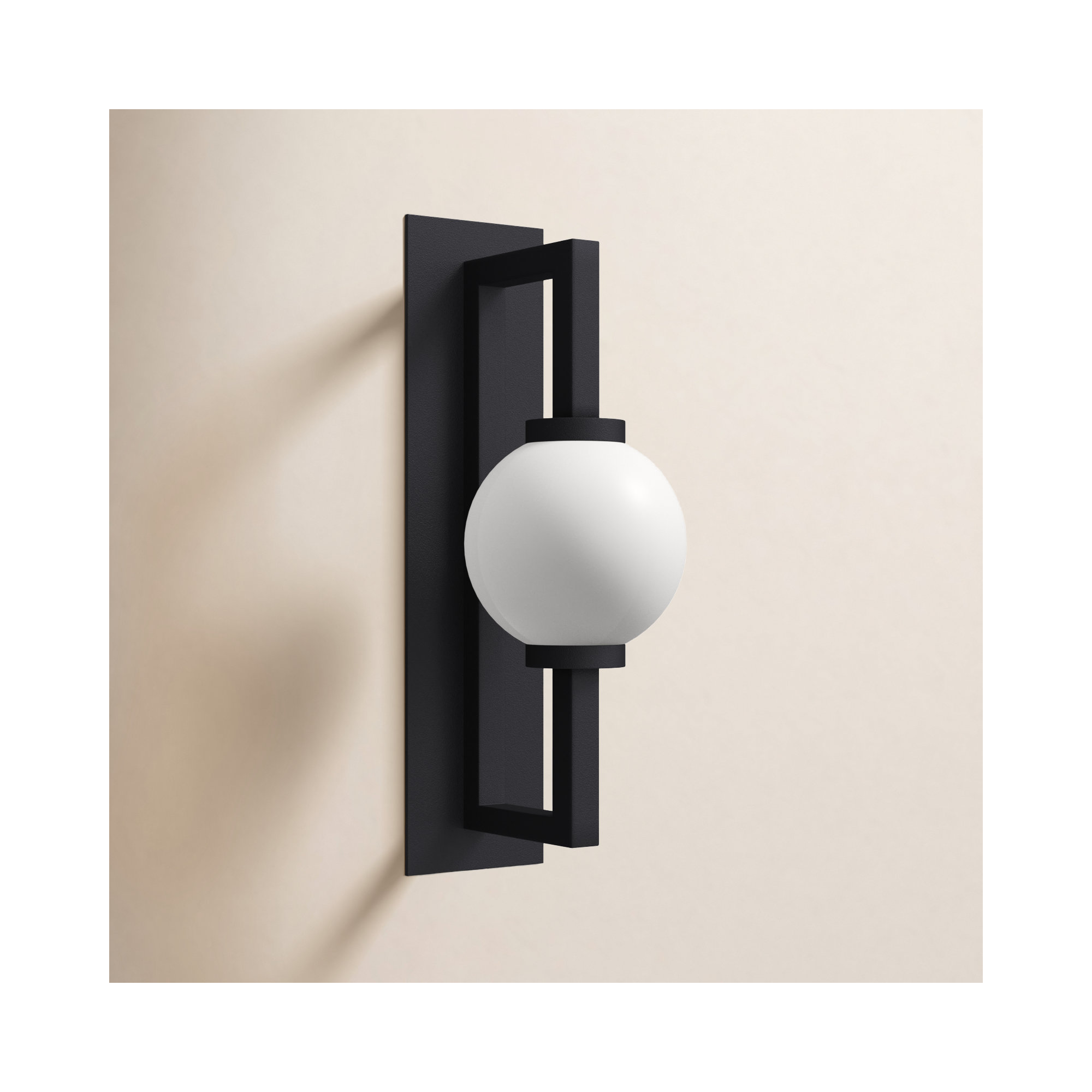 Sairy Single Light Outdoor Wall Light, 18.75" H x 6" W x 8" D