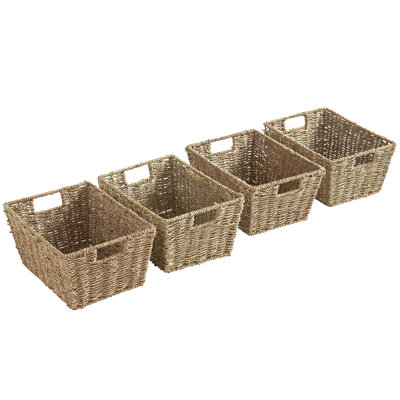 VonHaus Seagrass Decorative Basket