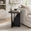 Table de bout ronde moderne 20 po