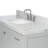 Amariani 55 " W Freestanding Standard Free Standing 1 Single With Marble Top with Mirror-24102520