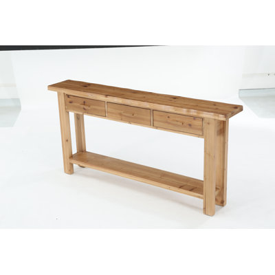 79.84'' Console Table with 3 Drawers