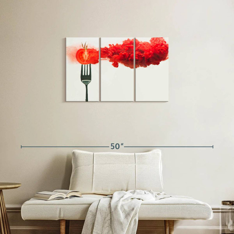 Yarlin Disintegrated Tomato, 20" H x 33" W