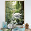 «Swans Refuge By The Lake I», reproductions sur toile d'animaux-97170778-97170777