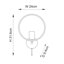 Merola Bathroom IP44 Wall Light