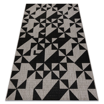 Townville Rectangle Geometric Indoor / Outdoor Area Rug