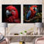 Ensemble de 2 perroquets Crimson Elegance-103944087-103944106
