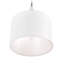 Pendant Lamp LOKY Metal White/ Beige