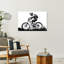 «Extreme Mountain Biking Abstract Contemporary Mountain Landscape», art mural-129148818