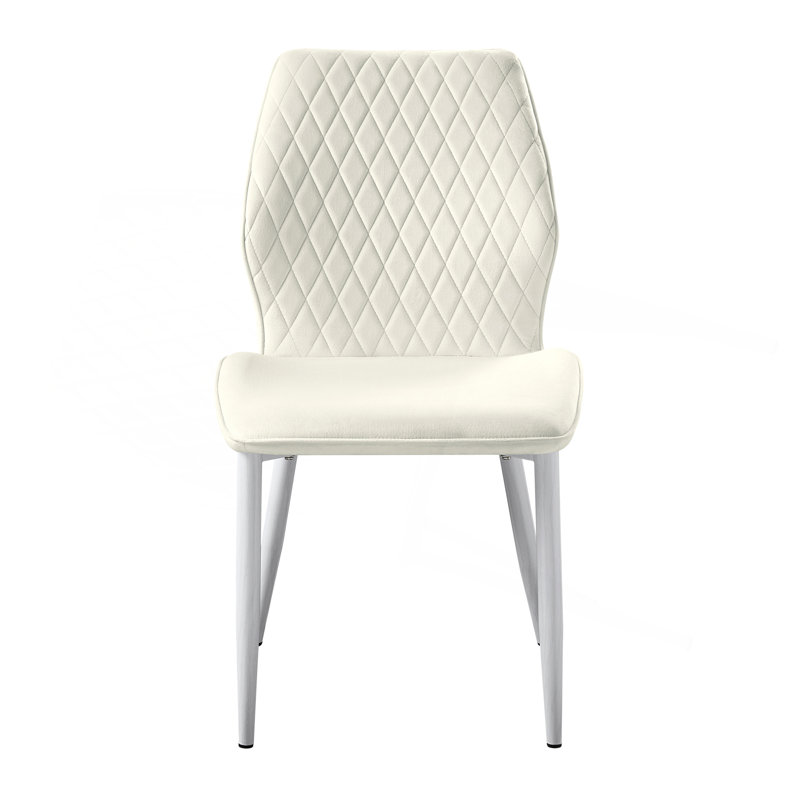 Ensemble de 2 chaises d'appoint Modern, Beige