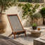 Chaise pliante en bois