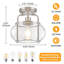 Luminaire plafonnier semi-encastré à 1 lumière en verre moderne Coletti pour salle à manger, salon, chambre à coucher, couloir, entrée, cuisine-1116238533