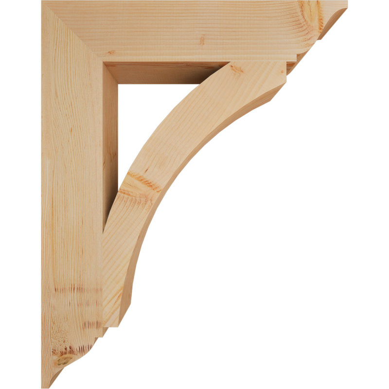 Thorton Traditional Bracket, Douglas Fir (Smooth), 38"H x 5.5"W x 30"D