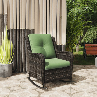 Spencerian Wicker Outdoor Chair
