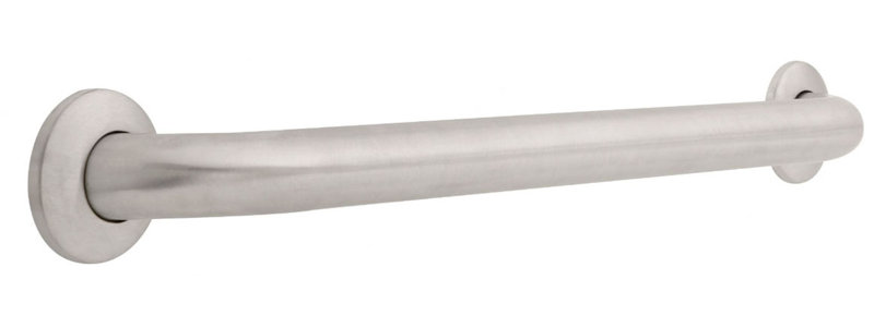 Barre d'appui à fixation dissimulée, 48 po, Acier inoxydable