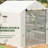 8'X6'x7' Walk-In Greenhouse, Protected, Mesh Windows & Door, 18 Shelf For Herb Planting, White Protective Door Windows, Flower, Herb, Veggie