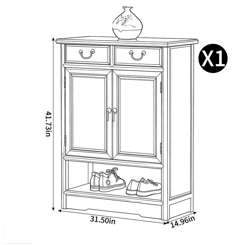 Nouvelle armoire à chaussures de style chinois
