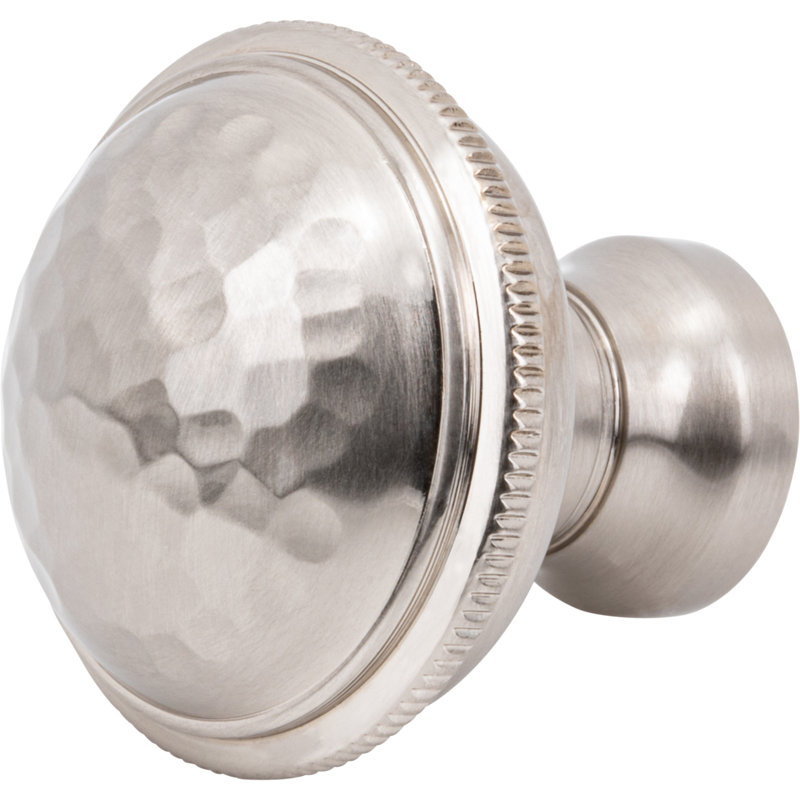 ArtWorth 1 1/8" Diameter Round Knob, Brushed Satin Nickel