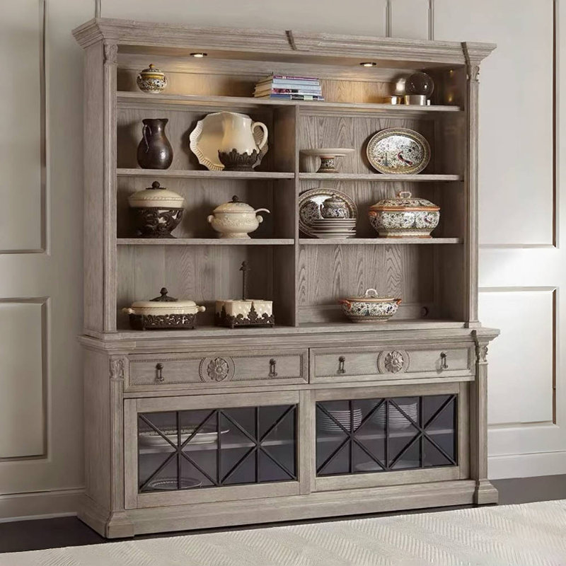 American Retro Storage Display Cabinet