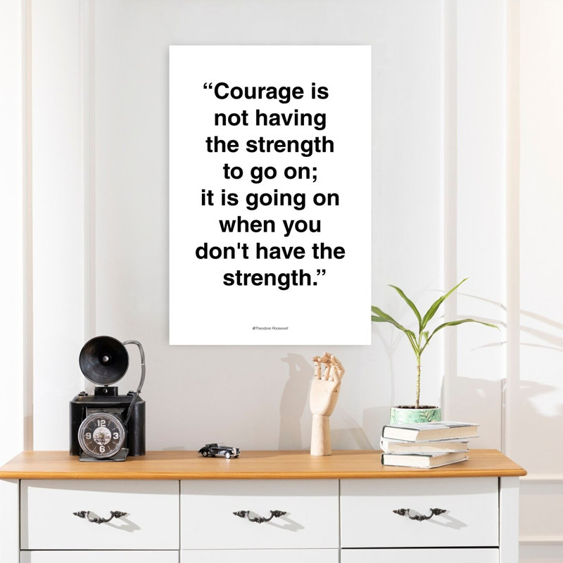 Art contemporain abstrait Courage, H 24 po x l 16 po