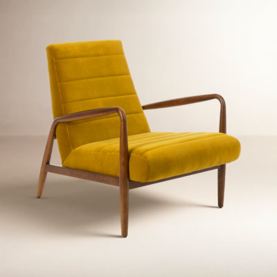 Barrow Velvet Upholstered Armchair