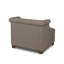 Fauteuil d'appoint à volutes, moka-1185459773