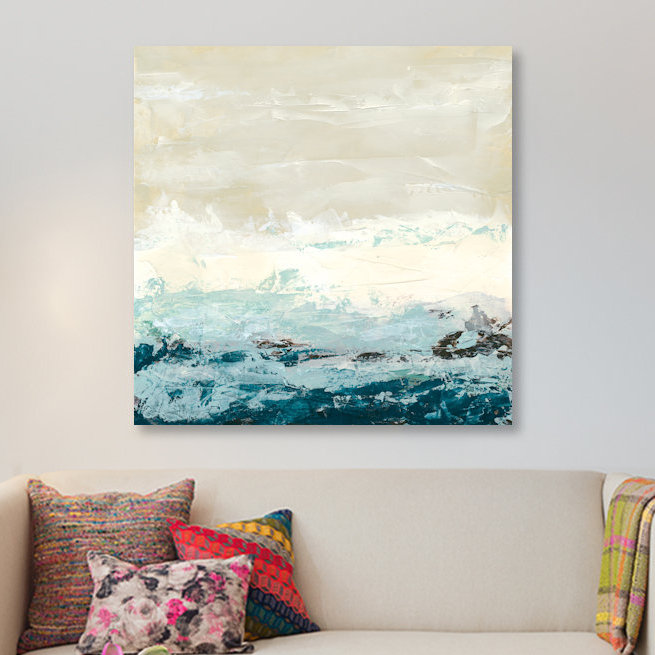 « côtier currentes i », reproduction d’art sur toile, H 48 po x l 48 po x P 1,5 po