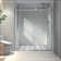 Chrome Frameless One Fixed And One Shifted Shower Door, 70MM 304 Stainless Steel Large Pulleys With Adjustable Soft Closing Function,With Nano Easy Cleaning And Stick Explosion-Proof Menbrance