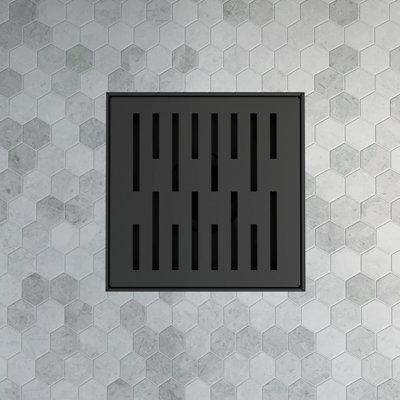 Dreamline Charisma 6 in. Square Grate Shower Drain
