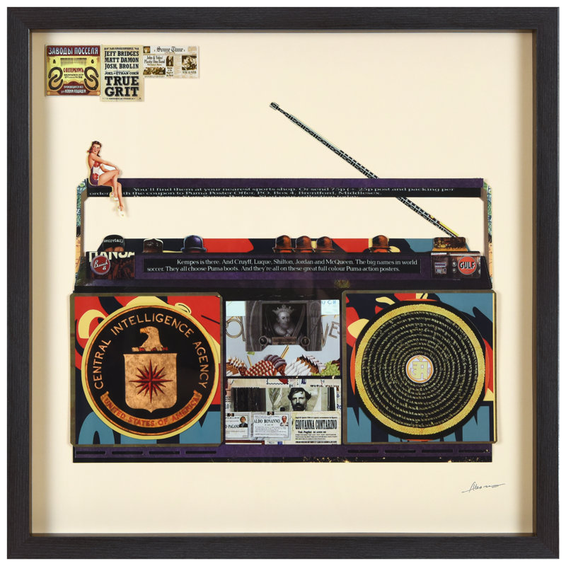 CIA Boombox - reproduction de cadre photo simple