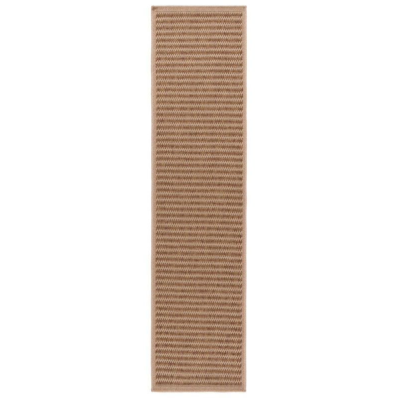 Tapis d'intérieur / extérieur de couleur unie Leiam Performance, Tapis de couloir 2 pi x 8 pi
