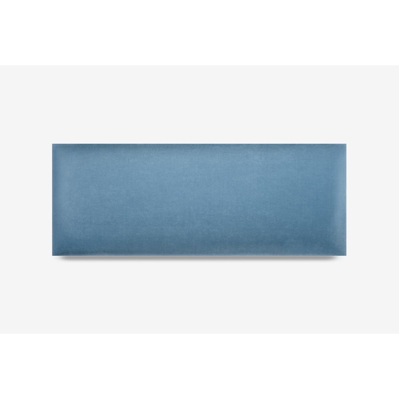 Panneau de microsuède bleu océan