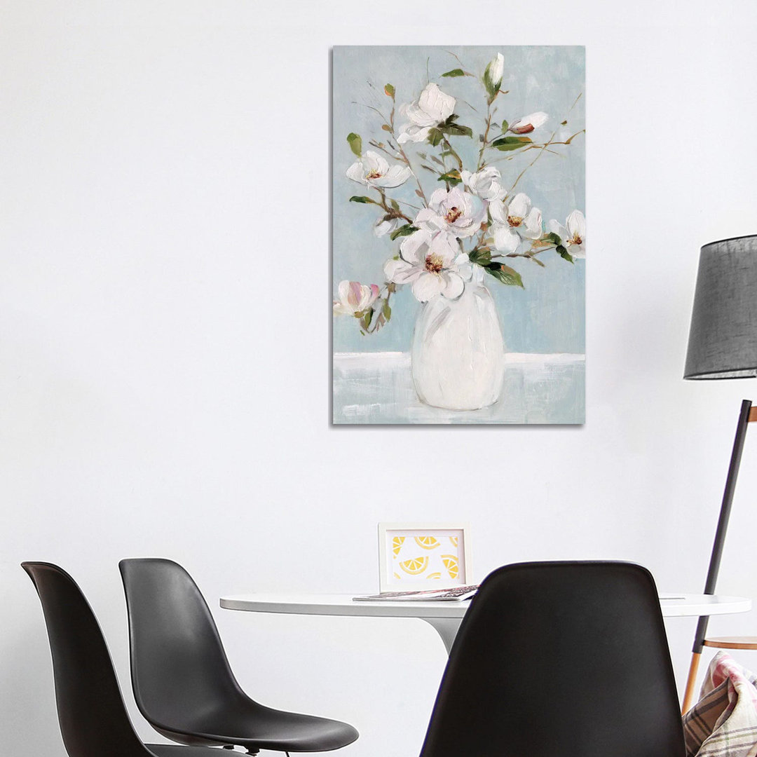 Magnolia Charm von Sally Swatland - Galerie-verpackte Leinwand Giclée auf Leinwand