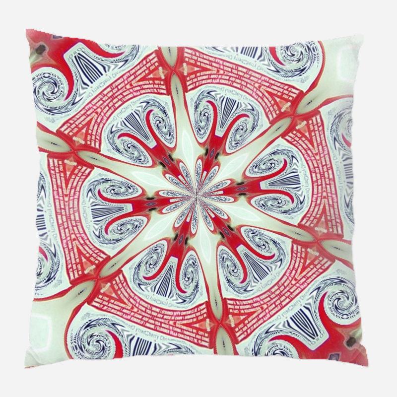 Coussin kaléidoscope