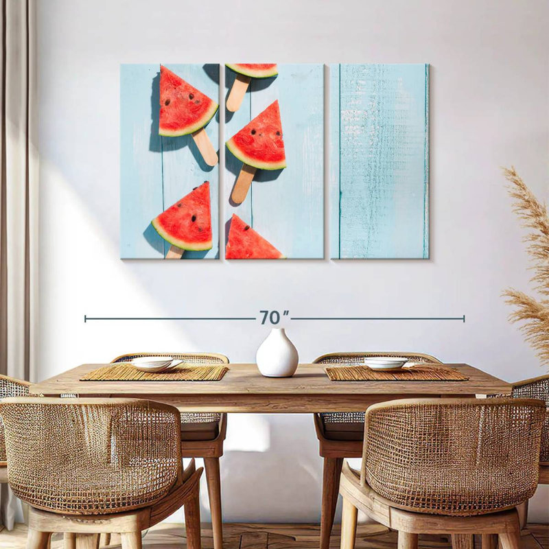 Yarlin Watermelon, 36" H x 57" W