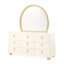 Fantosini Dresser With Mirror - Creamy Pearl