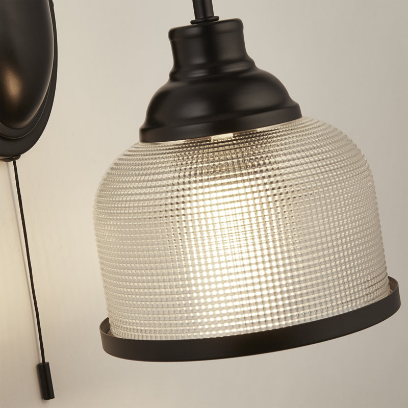 Asner Armed Sconce, Matt Black
