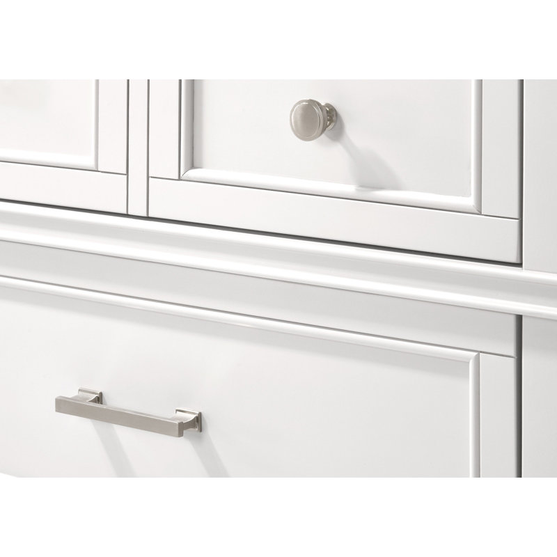 Commode 6 tiroirs, Blanc
