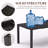 97.2"L Extendable Aluminum Outdoor Patio Dining Table-1764659492