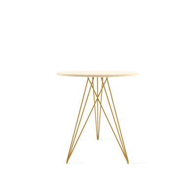 Hudson Solid Wood Top End Table