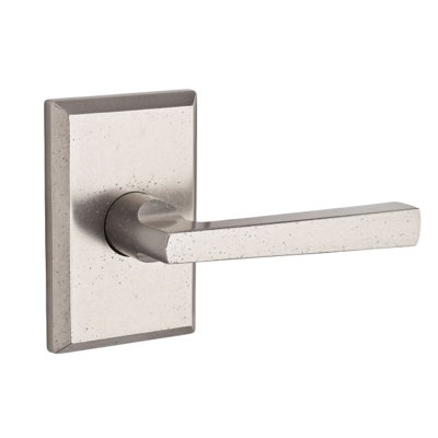 Taper Double Dummy Door Lever with Rustic Square Rose